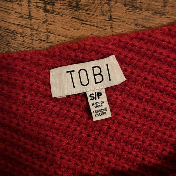 Tobi Red sweater - Picture 5 of 10